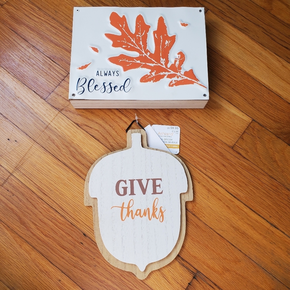 Fall autumn Thanksgiving decor wall hangings‎